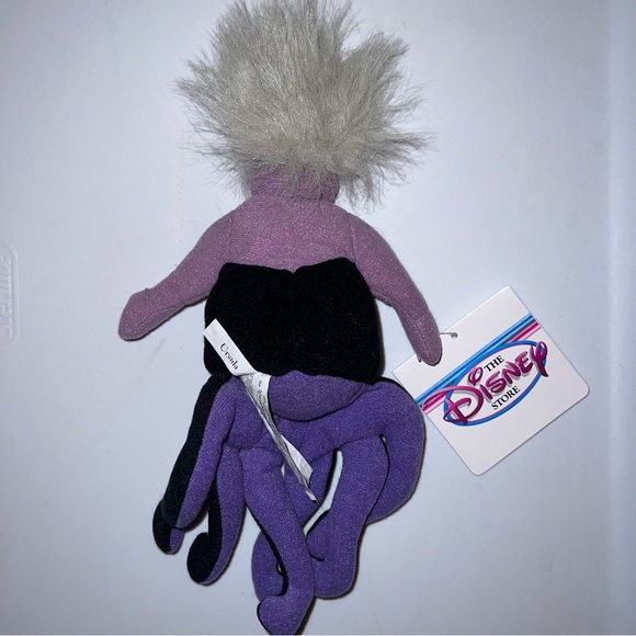 New Disney Store Exclusive The Little Mermaid Ursula 5.5" Mini Bean Bag … - Picture 2 of 2